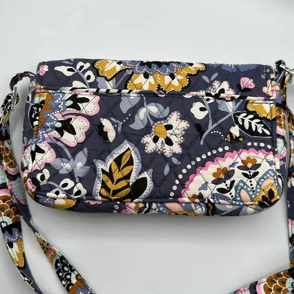 Vera Bradley Turnlock Crossbody Charmon Meadow - Picture 7 of 7